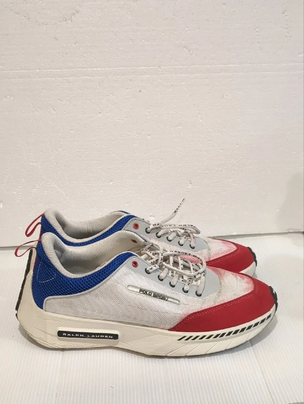 Polo Ralph Lauren Red, White & Blue Mesh Sneakers